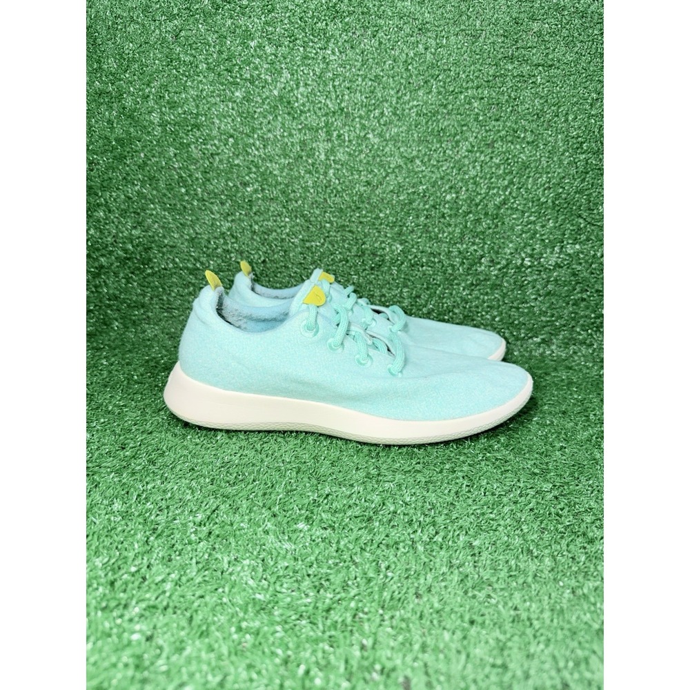 Allbirds Wool Runners Womens Size 9 Blue White Running Shoes Comfort Sneakers